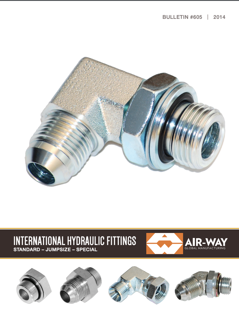 Air-Way Manufacturing International Hydraulic Fittings and Adapters Product Bulletin